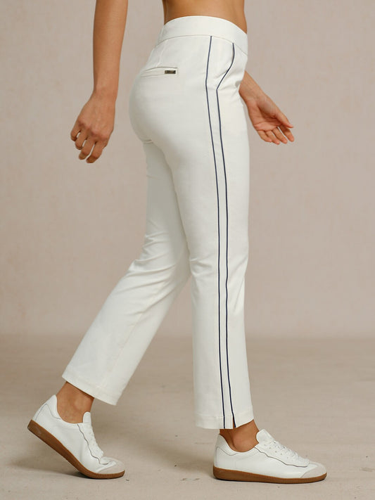 Eagle 28 Inch Performance Stretch Trimmed Ankle Pants