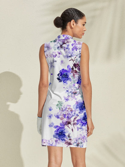 Botanical Energy Sleeveless 36.5 Inch Dress UPF50+