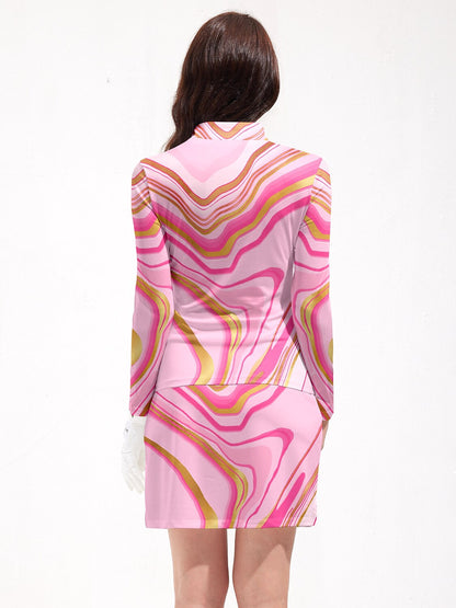 Inked Skins Silky Golf Shirt Quarterzip UPF50+