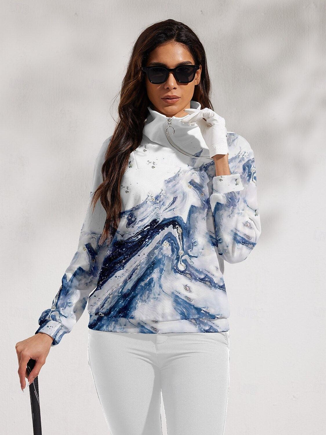 Sweatshirt Pull de Golf Femme