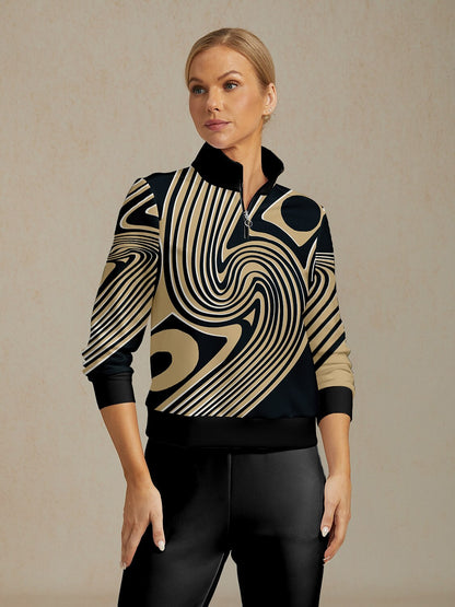 Playful Nautical Golf Sweatshirt