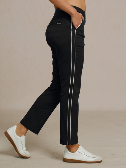 Eagle 28 Inch Performance Stretch Trimmed Ankle Pants