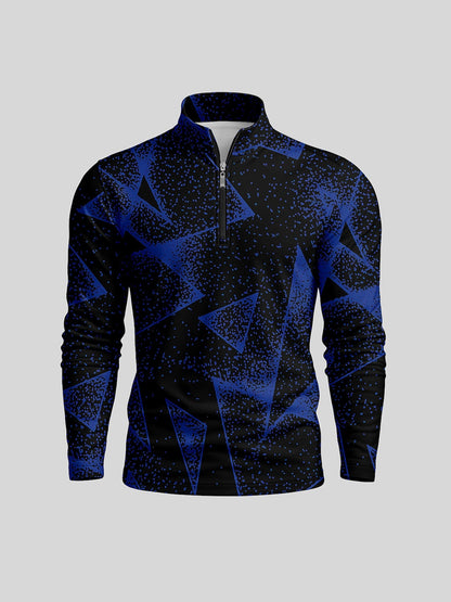 Air Brush Men's Golf Shirt Quarterzip UPF50+