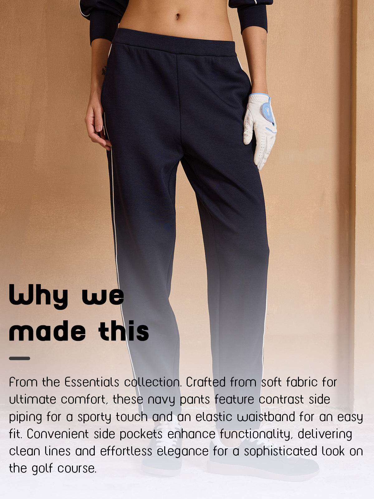 UltraSoft Wool Stretch Trimmed Pants