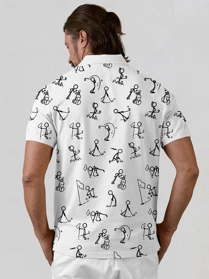Herren Hyper-prep Polo Top UPF50+ golfbekleidung