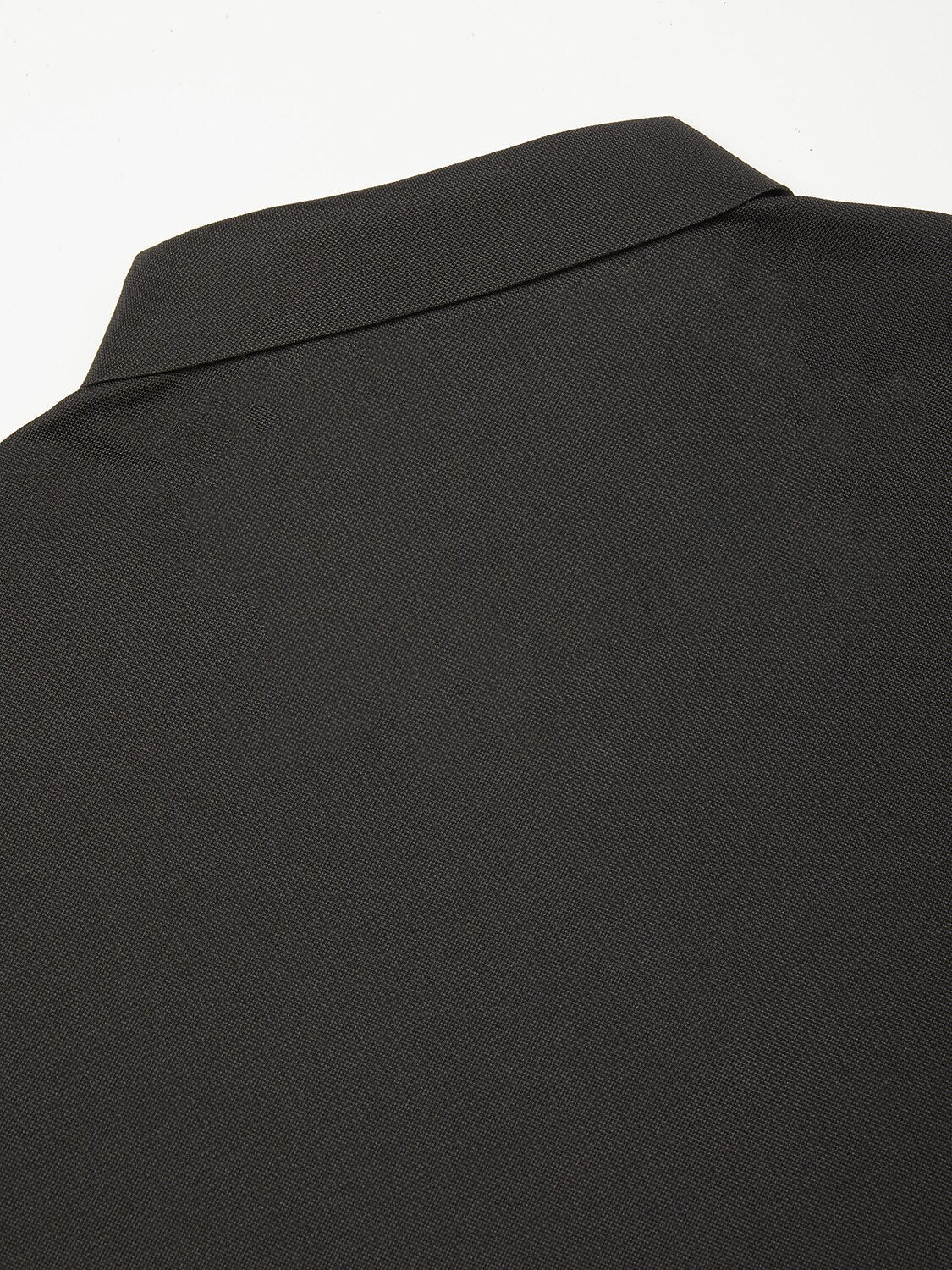 Aqua Wool Camisa Polo de Manga Larga para Hombre con Botones a Presión