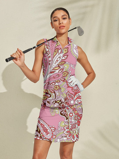 Pretty Feminine Golf Shirt Quarterzip UPF50+