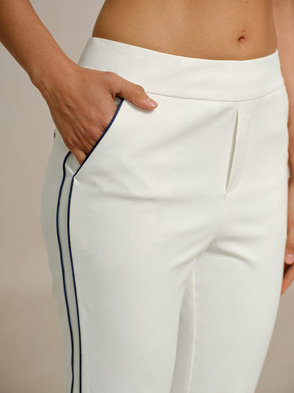 Eagle 28 Inch Performance Stretch Trimmed Ankle Pants