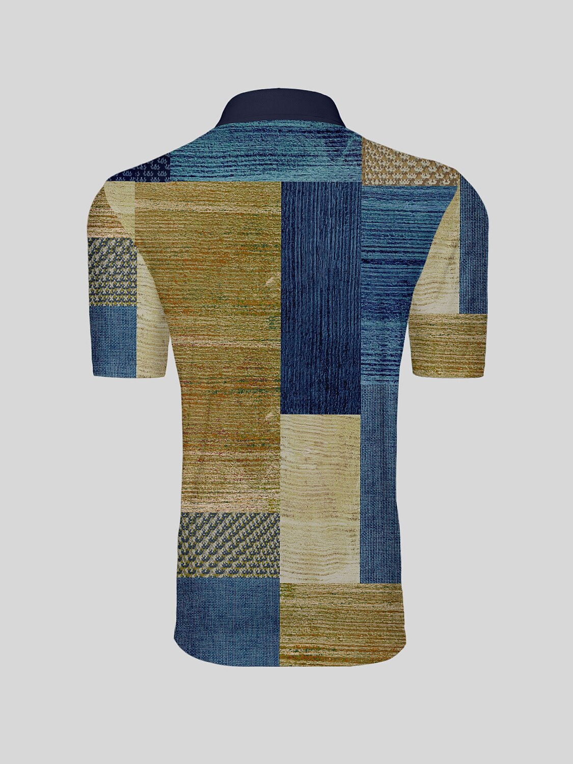 Not So Classic Men's Ribbed Collar Polo Top UPF50+