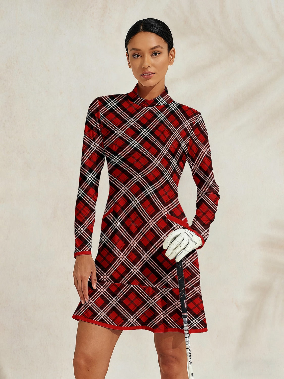 Not So Classic Long Sleeve Ruffle 36.5 Inch Dress