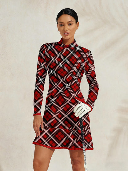 Not So Classic Long Sleeve Ruffle 36.5 Inch Dress