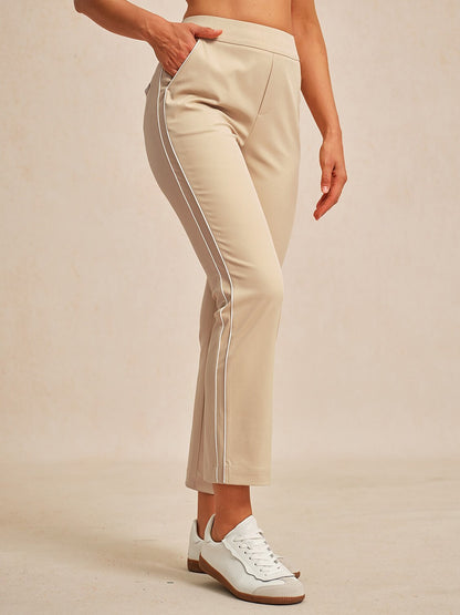 Eagle 28 Inch Performance Stretch Trimmed Ankle Pants