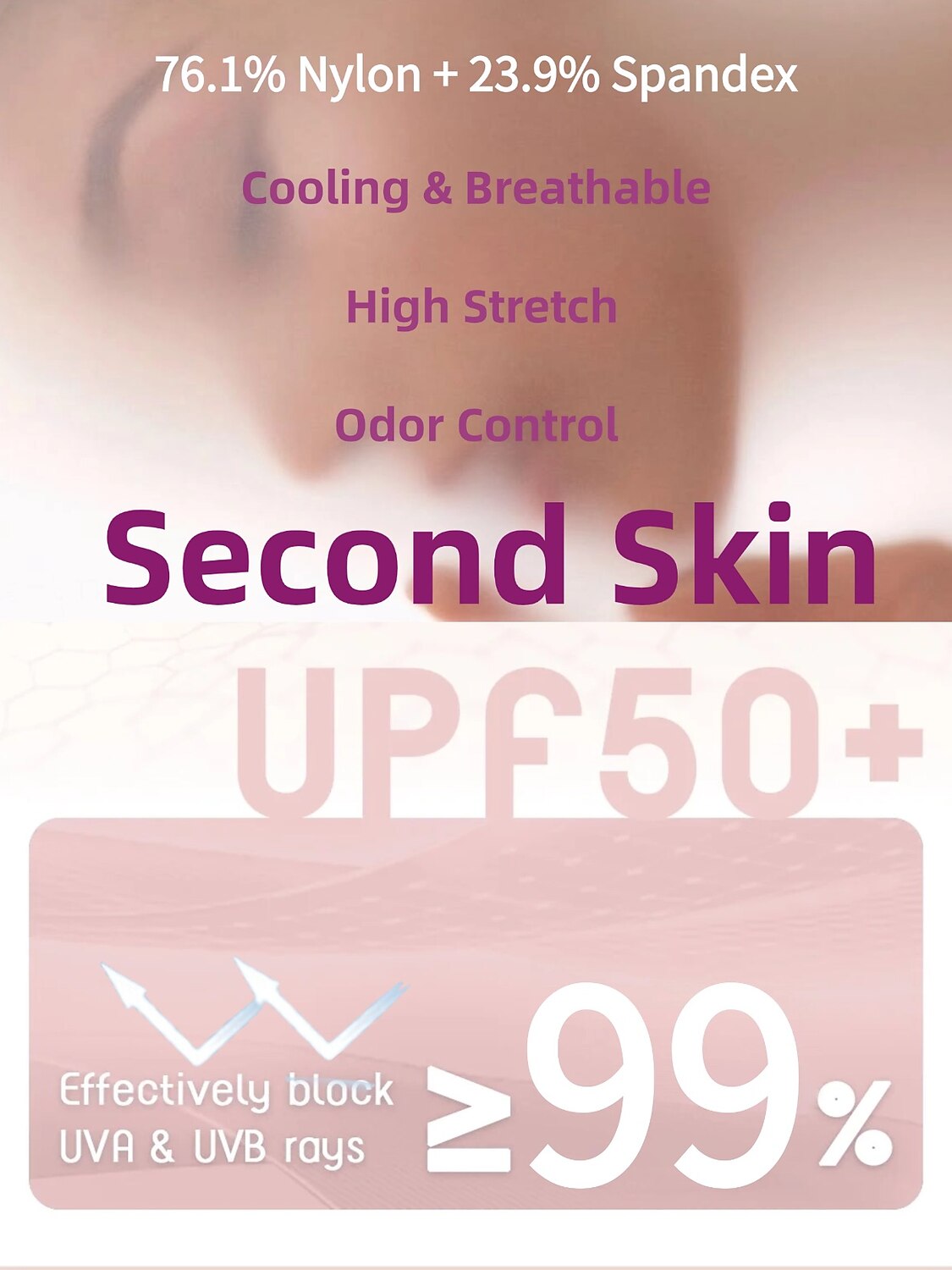 UltraSoft Silk Touch Arm Sleeves UPF50+