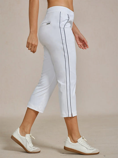 Pantalon capri EAGLE 56 cm performance extensible à finitions contrastées