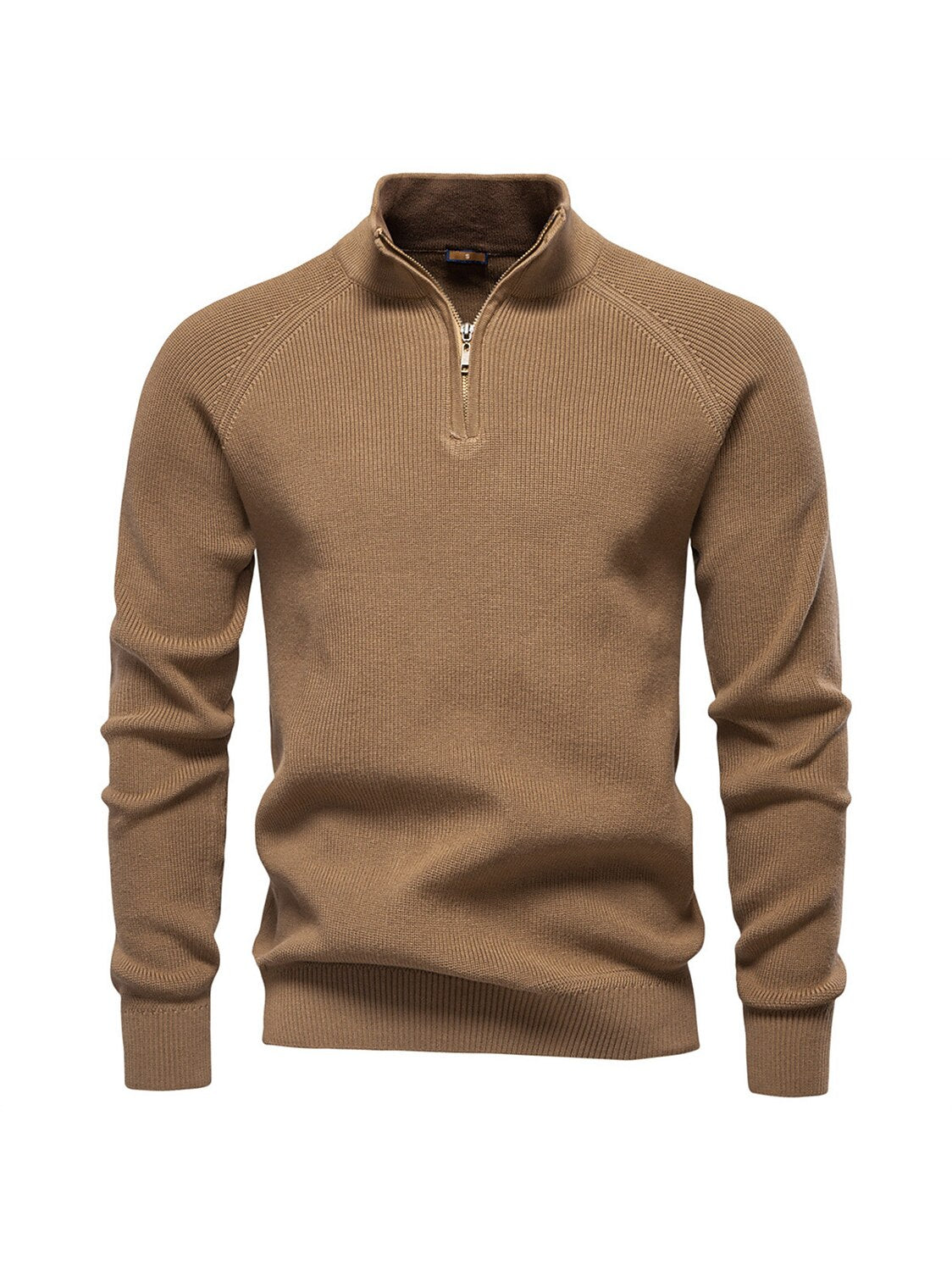 Męski golf z suwakiem do ćwiartki More Than Basic