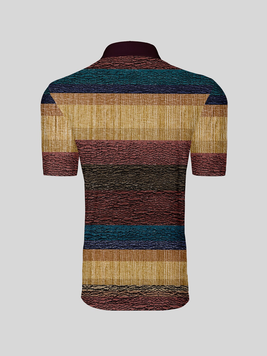 Inked Skins Polo para Hombre con Cuello Acanalado UPF50+