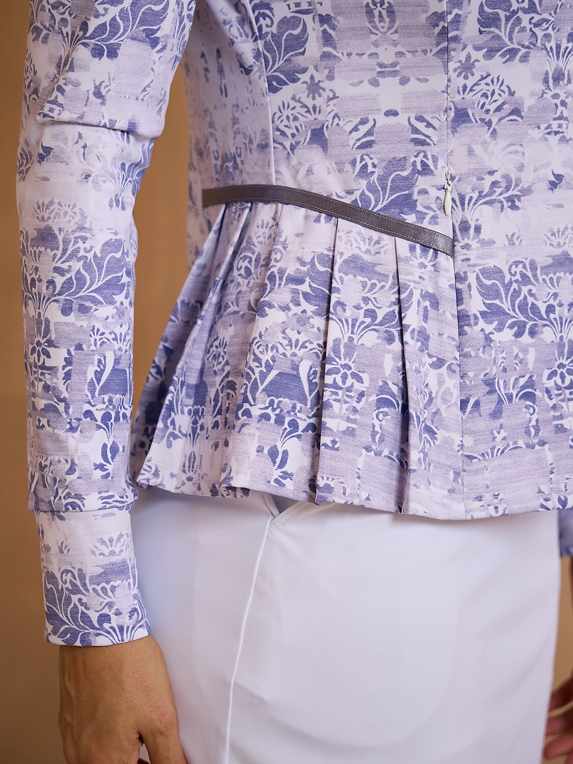 Botanical Energy Ruffle Golf Jacket Sun Protection