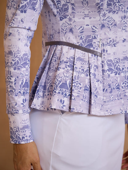 Botanical Energy Ruffle Golf Jacket Sun Protection