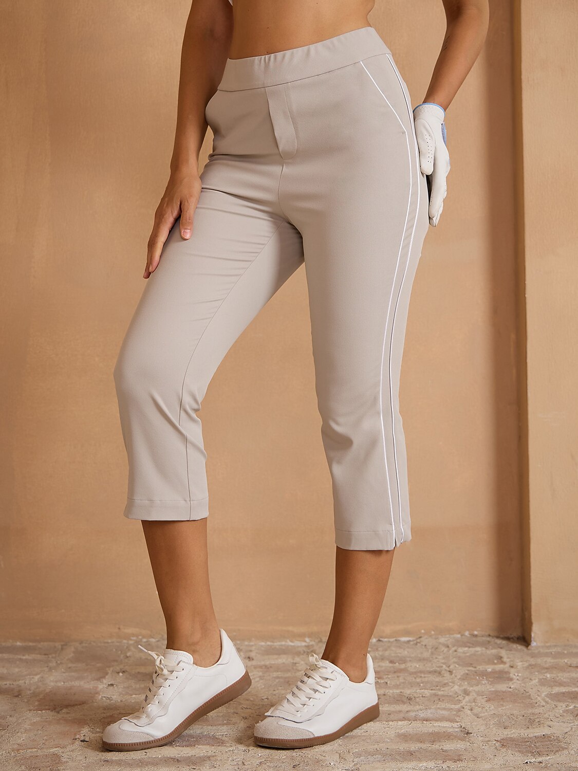 Pantalon capri EAGLE 56 cm performance extensible à finitions contrastées
