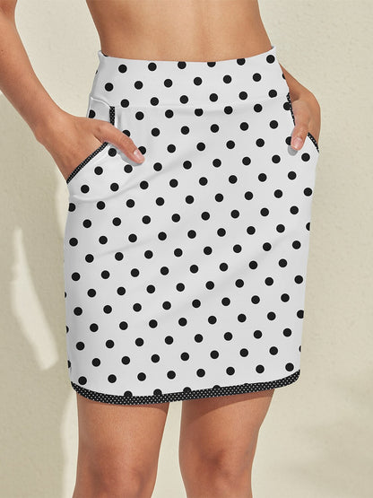 Hyper-prep Silky Falda-pantalón de talle alto de 19 pulgadas UPF50+