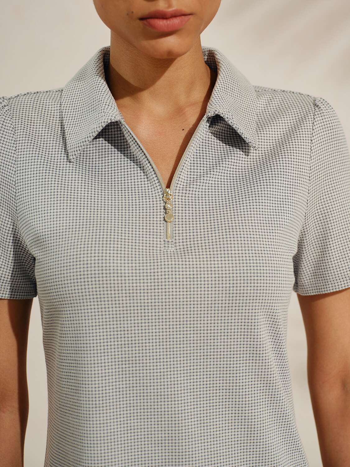 Crisp Couture Short Sleeve Golf Polo Shirt