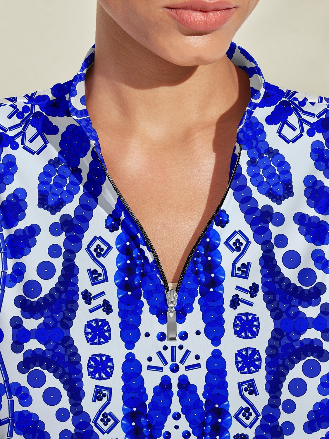 Pretty Feminine Sleeveless 36.5 Inch Dress UPF50+