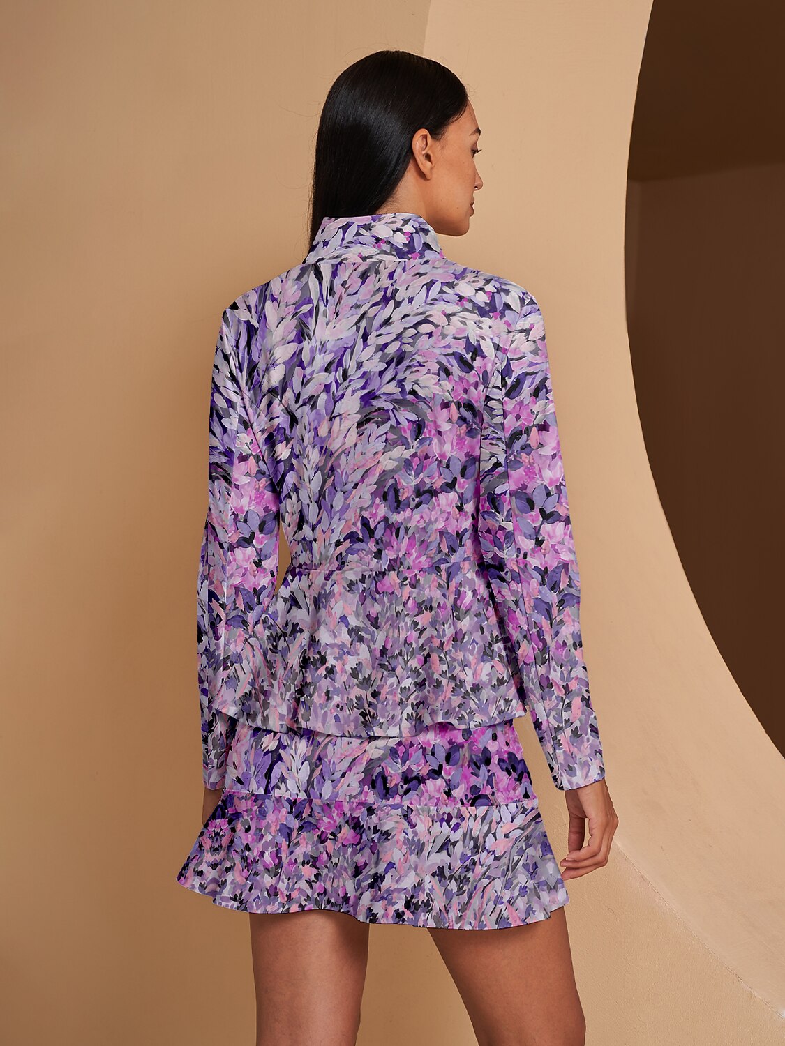 Botanical Energy Ruffle Golf Jacket Sun Protection