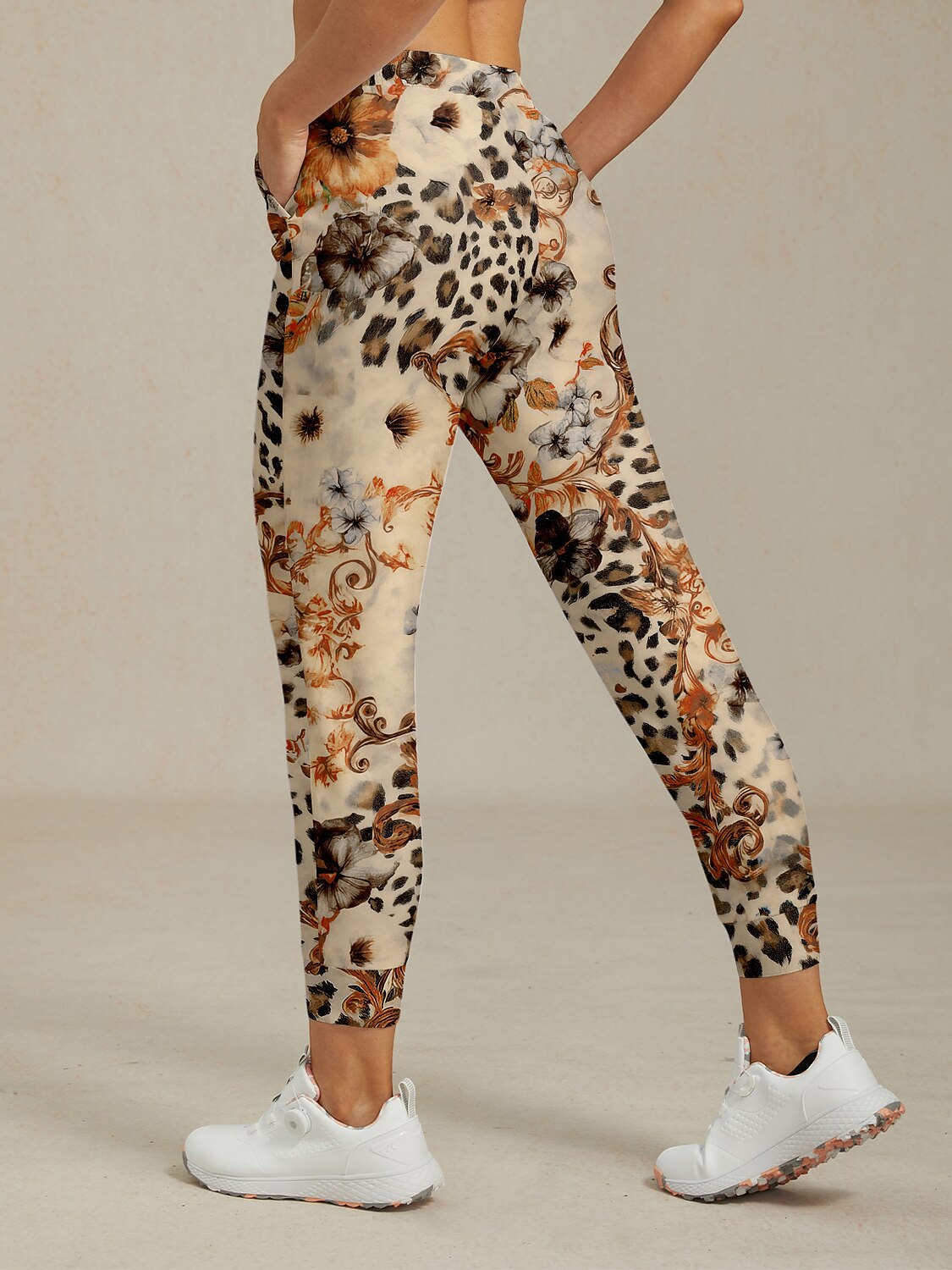 Wildlife Party 26.5 Inch Drawstring Ankle Pants
