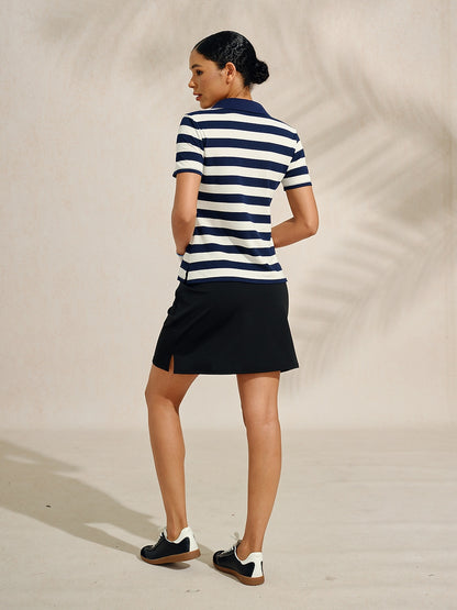 Navycore Short Sleeve V-Neck Pique Golf Shirt