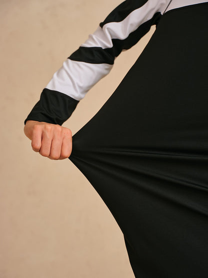 More Than Basic Color Block 36.5 Inch Dress UPF50+