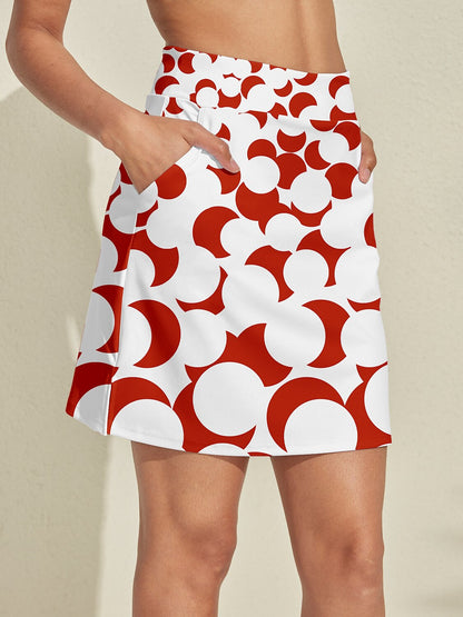 Hyper-prep Silky 19 Inch High Waist Skort UPF50+