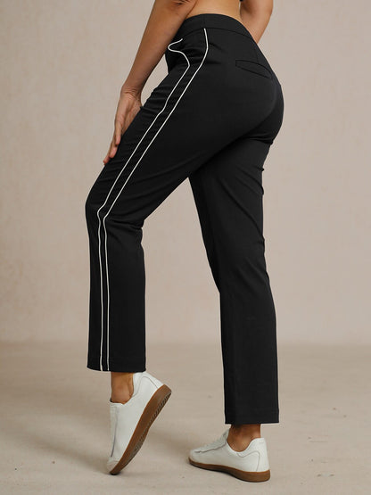 Eagle 28 Inch Performance Stretch Trimmed Ankle Pants