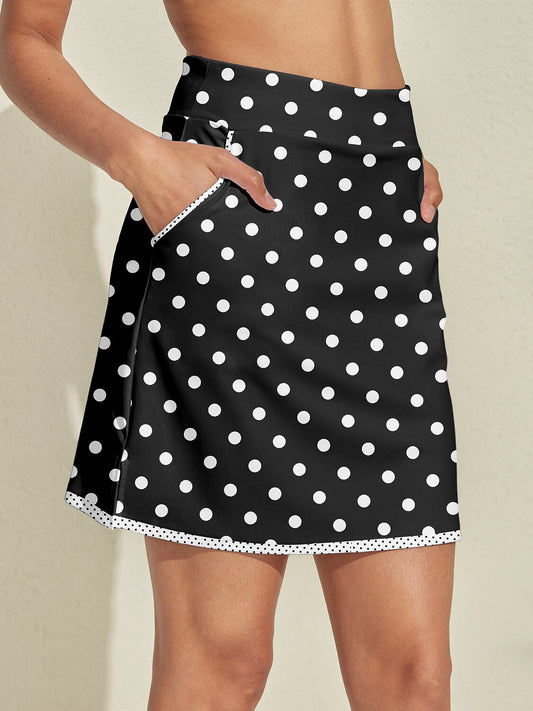 ハイパープレップ シルキー 19インチ ハイウエスト スコート UPF50+