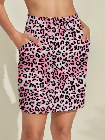 Wildlife Party Falda Pantalón de Cintura Alta de 19 Pulgadas con Protección UPF50+