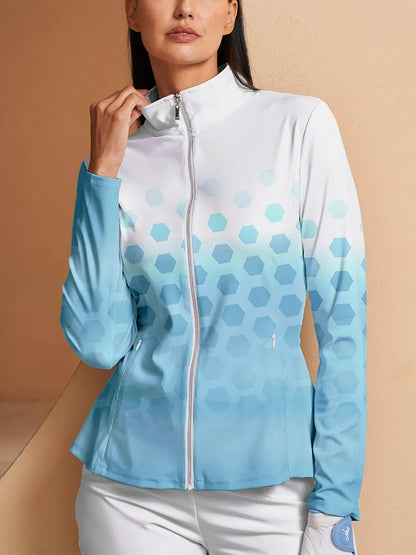 Chaqueta de golf con volantes Hyper-prep Protección solar