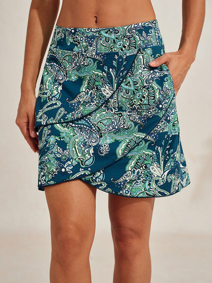 Premium 18,5-Zoll asymmetrischer Skort UPF50+