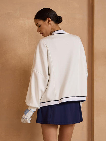 UltraSoft Wool Long Sleeve Trimmed Sweat Cardigan