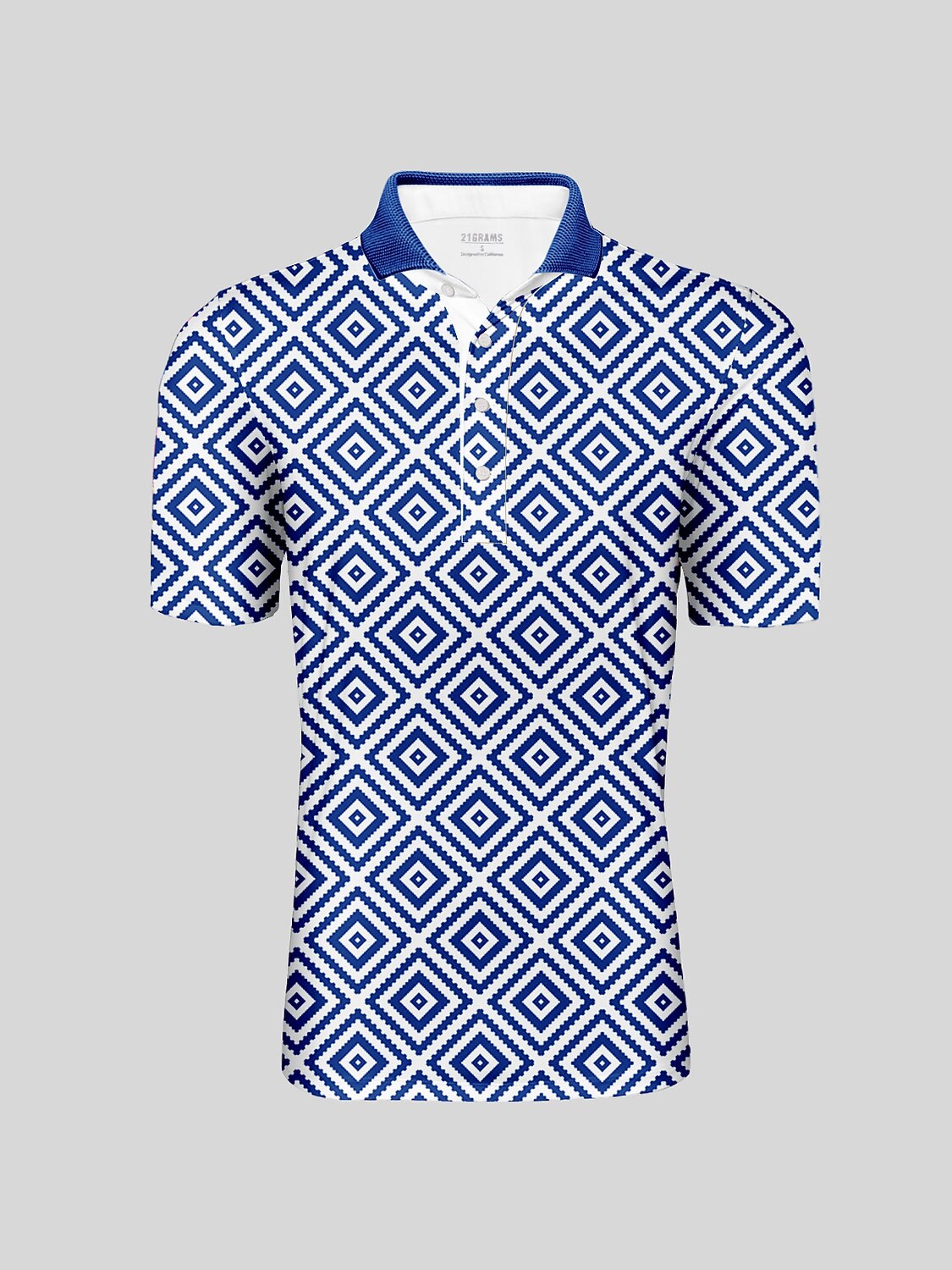 Bold Baroque Polo para Hombre con Cuello Acanalado UPF50+