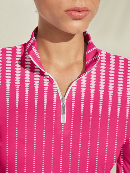 Hyper-prep Golf Shirt Quarterzip UPF50+