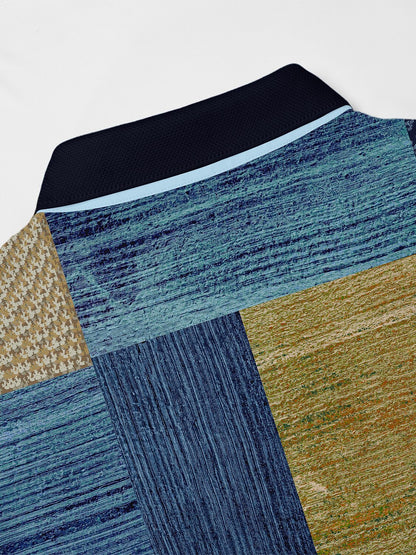 Not So Classic Men's Ribbed Collar Polo Top UPF50+