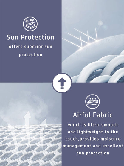 Air Brush Men's Ribbed Collar Polo Top UPF50+