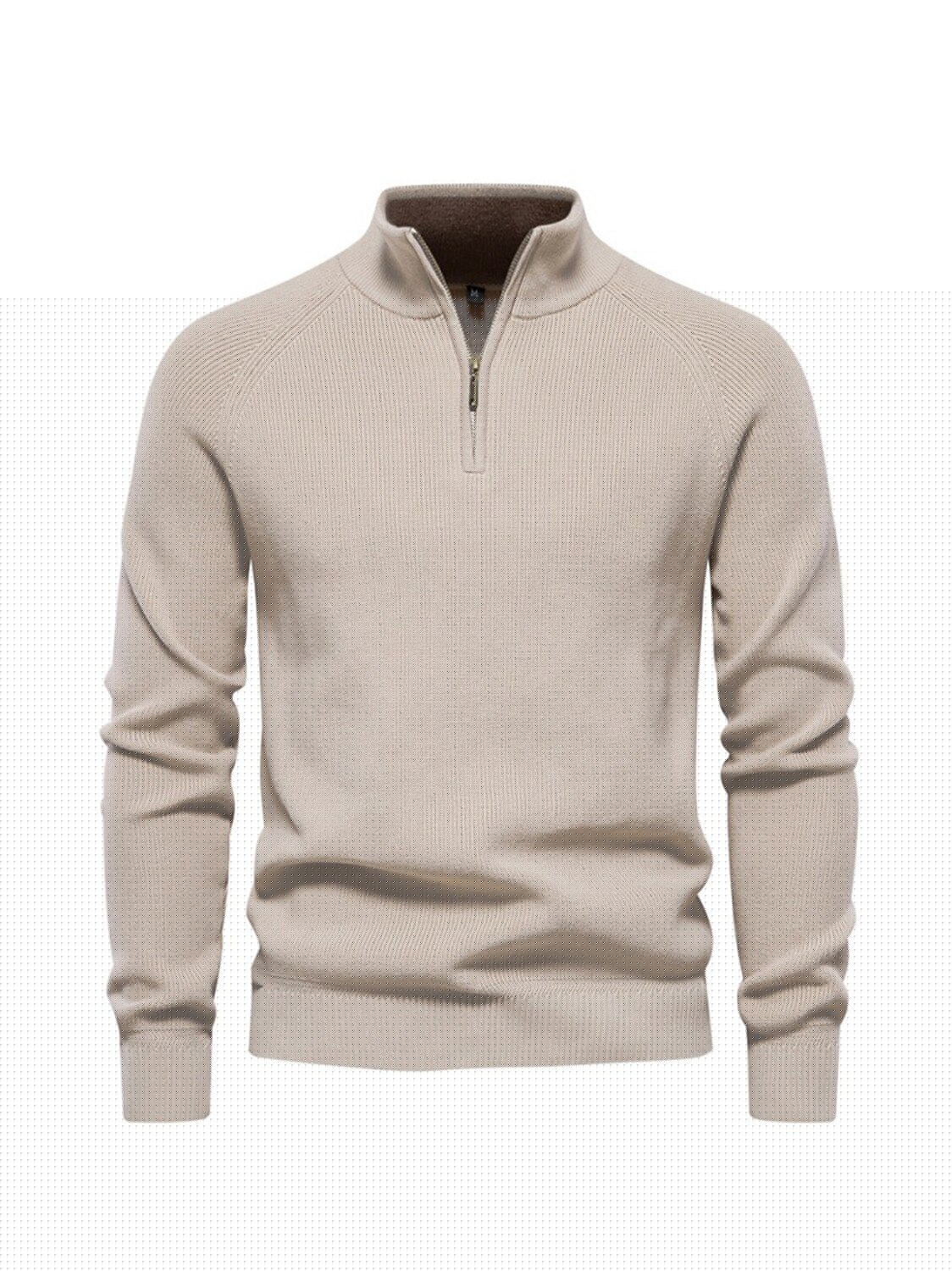 기본 이상의 남성용 골프 쿼터 집 스웨터