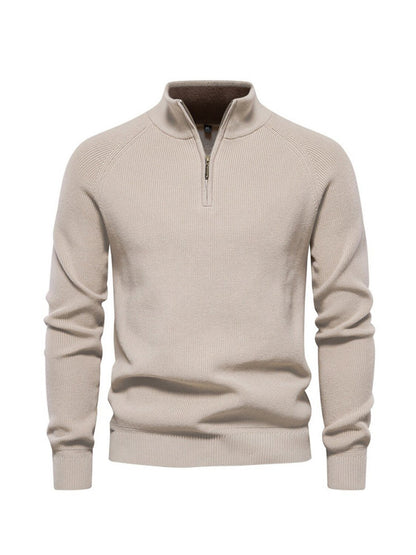 Męski golf z suwakiem do ćwiartki More Than Basic