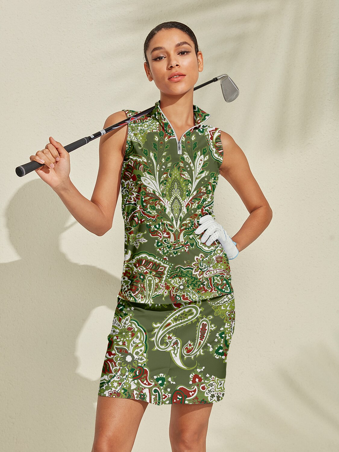 Pretty Feminine Golf Shirt Quarterzip UPF50+