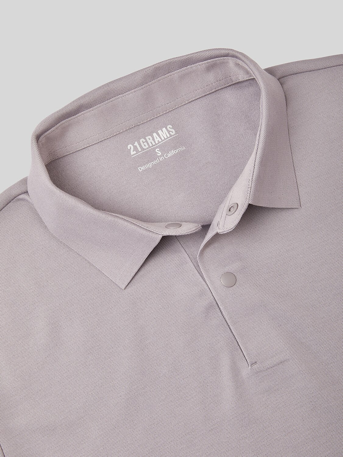 Aqua Wool Camisa Polo de Manga Larga para Hombre con Botones a Presión