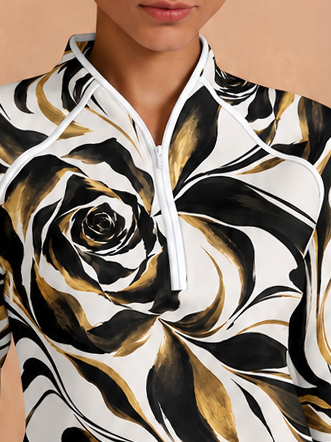 Botanical Energy Long Sleeve Trimmed Sweatshirt