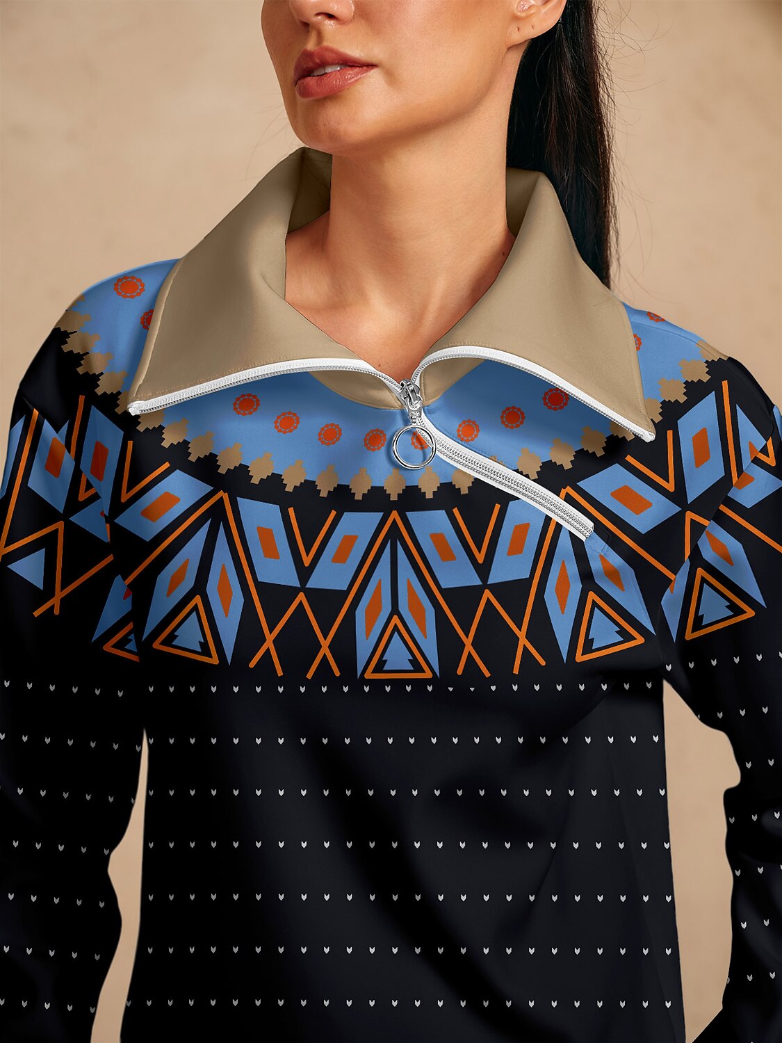 Bold Baroque Golf Sweatshirt