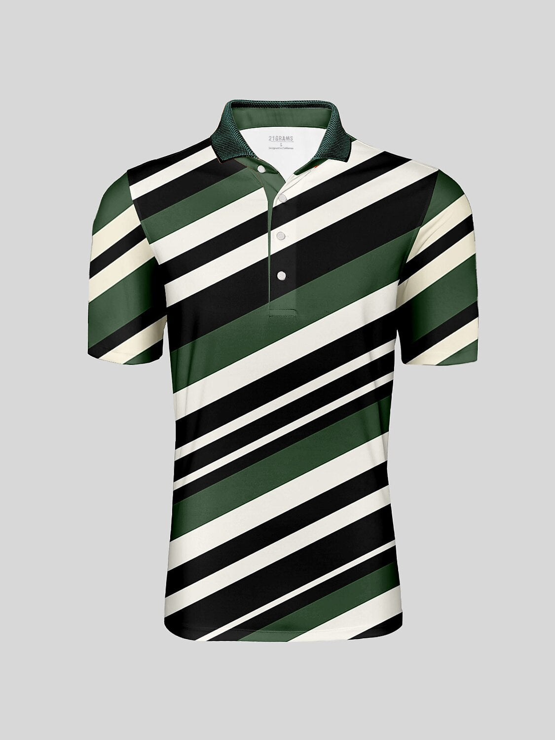 ハイパープレップ メンズ リブ襟ポロシャツ UPF50+