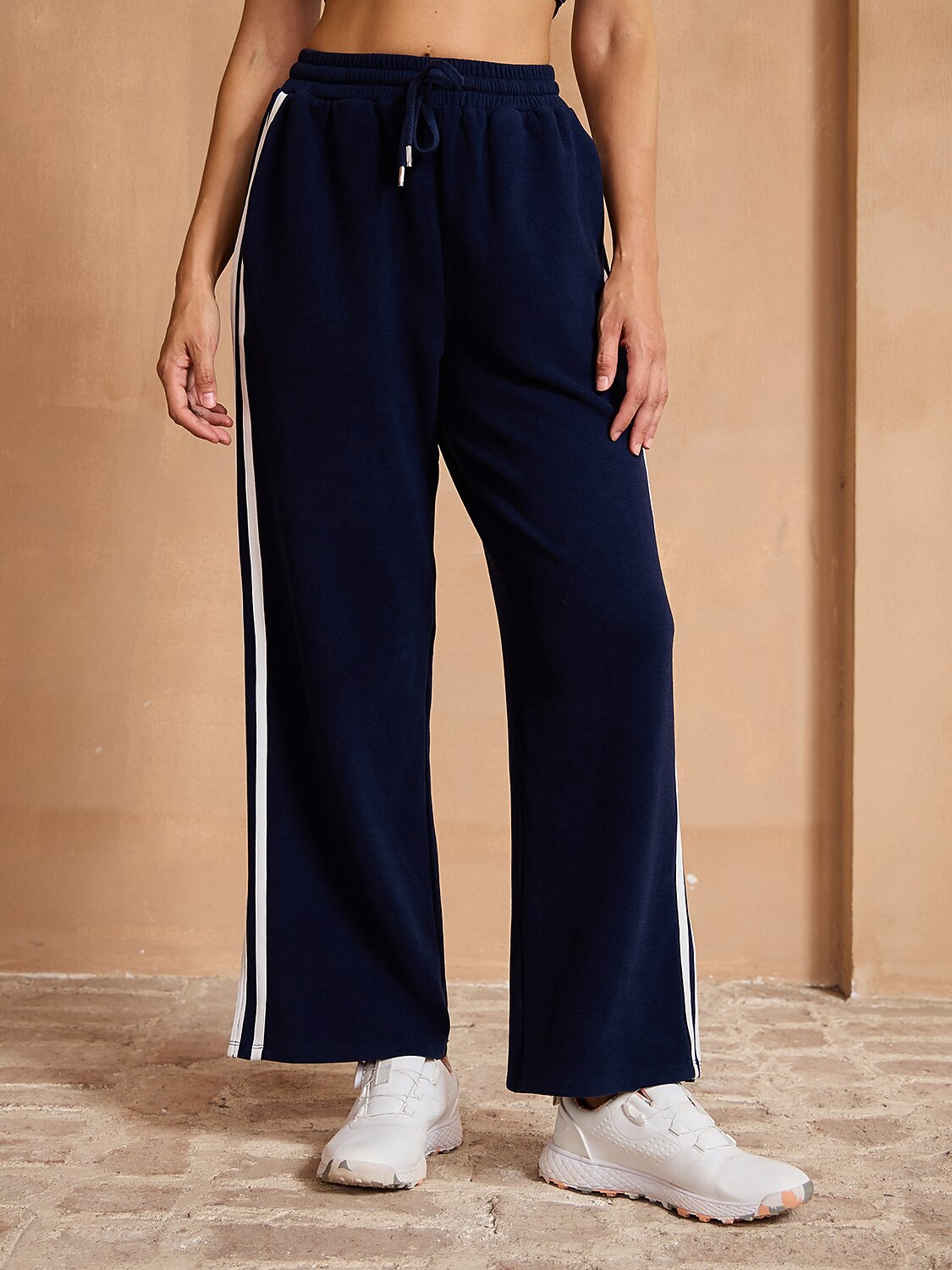 UltraSoft Velour 40 Inch Stretch Drawstring Wide Leg Pants