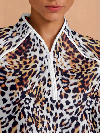 Wildlife Party Long Sleeve Trimmed Sweatshirt